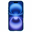 Case for iPhone 16, Magnetic Dual Glass, blue