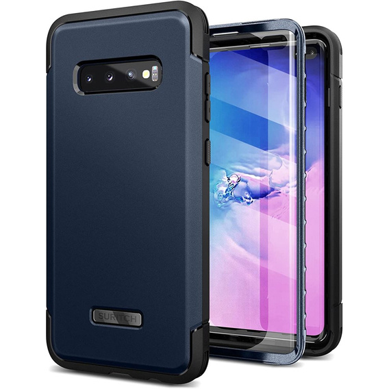 Case for Samsung Galaxy S10+ Plus, Suritch Basic, dark blue