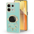 Case for Xiaomi Redmi Note 13 5G, Astronaut, green + 9H Tempered Glass