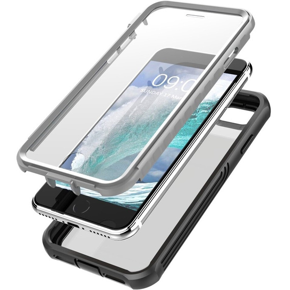 Case for iPhone 6/6S/7/8/SE 2020/SE 2022, Shockproof, with film, black