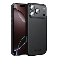 QIALINO case for iPhone 17 Pro, for MagSafe, with camera protection, black