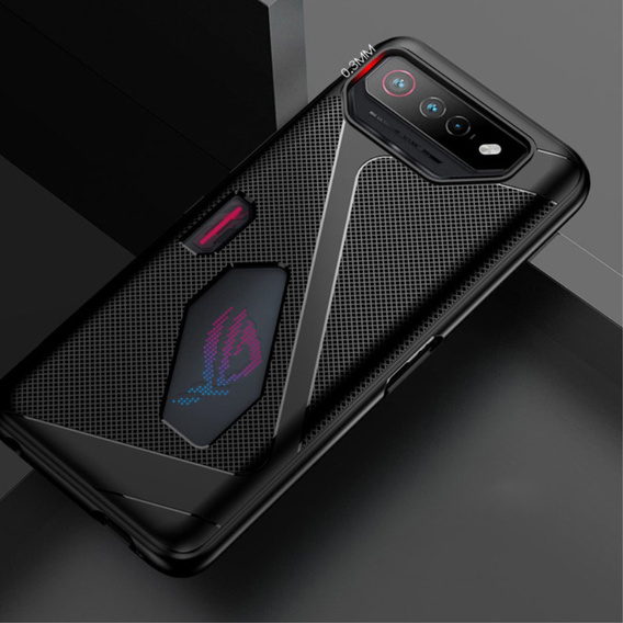 Case for ASUS ROG Phone 8 Pro, Carbon Gel, black