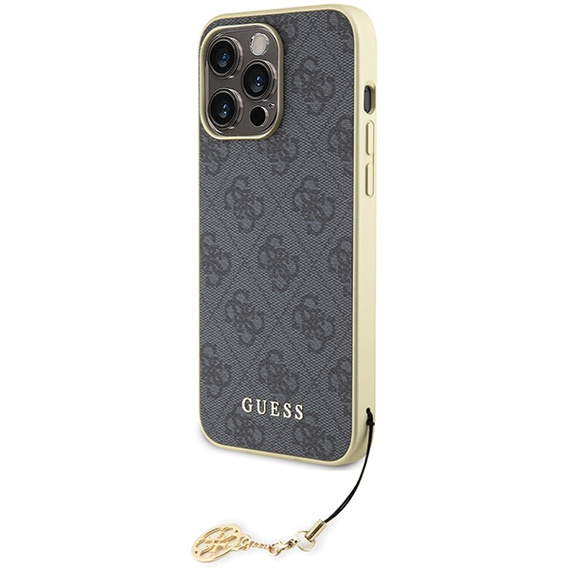 Guess 4G Charms case with charm for iPhone 15 Pro