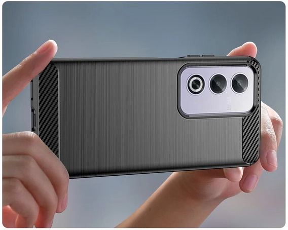 Case for Oppo A80, Carbon, black