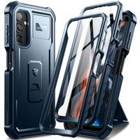 Armored case for Samsung Galaxy A25 5G, Dexnor Full Body (Two Frames), dark blue