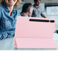 Case for Samsung Galaxy Tab S10+ Plus, Smartcase with stylus space, pink