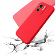 Case for Motorola Edge 40 5G, Silicone Lite, red