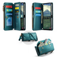Wallet case with lock and straps for Samsung Galaxy A17 5G - green