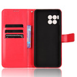 Flip case for T Phone 2 Pro 5G, Crazy Horse Wallet, red
