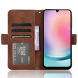 Flip case for Samsung Galaxy M55 5G, Card Slot, brown