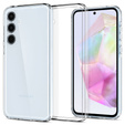 Spigen case for Samsung Galaxy A35 5G, Ultra Hybrid, transparent + 9H Tempered Glass
