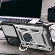 Case for Huawei Nova 9 SE, CamShield Slide, silver