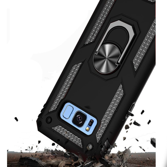 Armor Case for Samsung Galaxy S8, Nox Case Ring, black