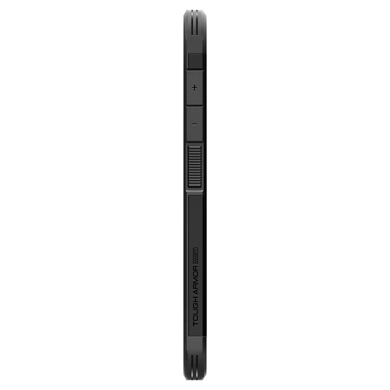 Spigen case for Samsung Galaxy S25+ Plus, Tough Armor Mag MagSafe, black + 9H Tempered Glass