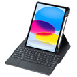 Keyboard case for iPad 11" 2025 A16 (11 gen.) / iPad 10.9" 2022 (10 gen.), Rotary 360° Leather, black