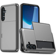 Case for Samsung Galaxy A56 5G, Sliding Card Holder, grey