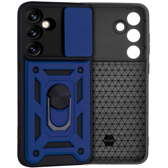 Case for Samsung Galaxy S24 FE, CamShield Slide, blue