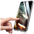 Case for iPhone 12, Magnetic Dual Glass, black