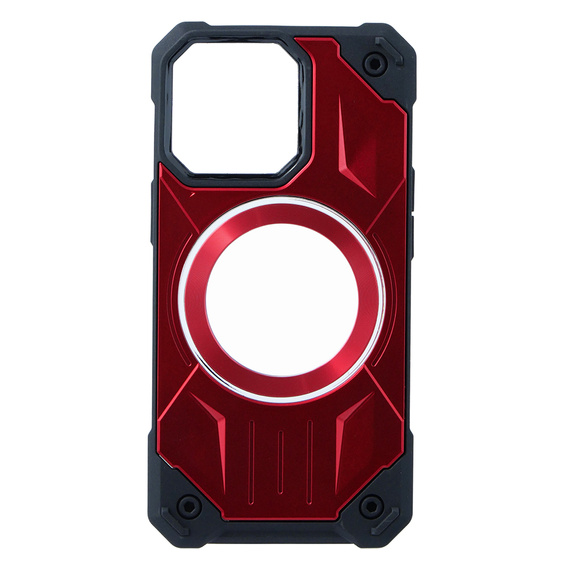 Case for iPhone 13 Pro, Heavy Duty, for MagSafe, red