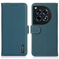 KHAZNEH RFID case for OnePlus 12R, Litchi Texture, green