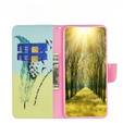 Flip case for Xiaomi Redmi Note 12 4G, Wallet, feather, blue
