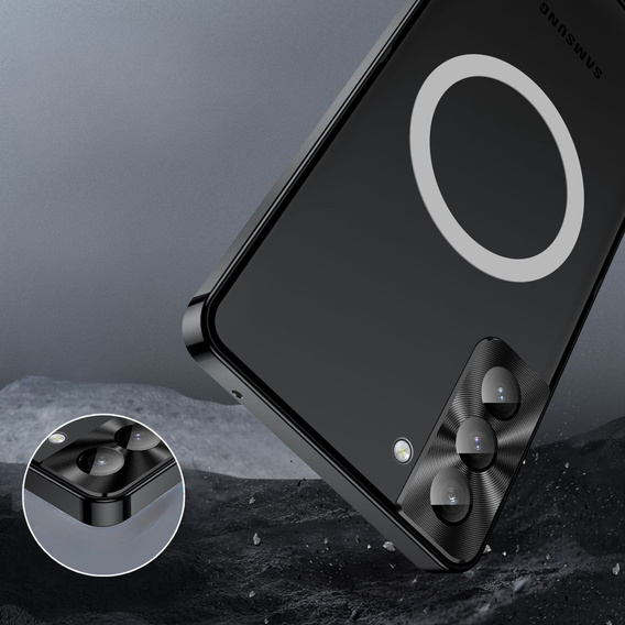 Camera Protection Case for Samsung Galaxy S21+ Plus, CamShield MagSafe, transparent / black