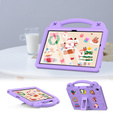 Children's case for Samsung Galaxy Tab A9+, Cute Patterns, with stand, purple
