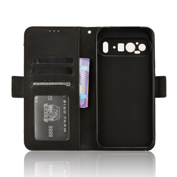 Flip case for Google Pixel 9 Pro XL, Card Slot, black