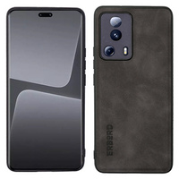 Case for Xiaomi 13 Lite, ERBORD Business, with metal plate for car mounts, grey