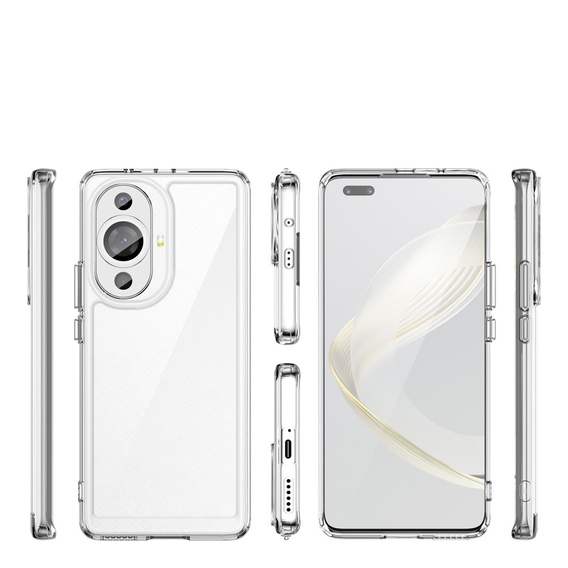 Case for Huawei Nova 11 Pro, Fusion Hybrid, transparent