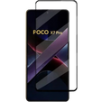 3D Tempered Glass for Xiaomi Poco X7 Pro 5G, black frame