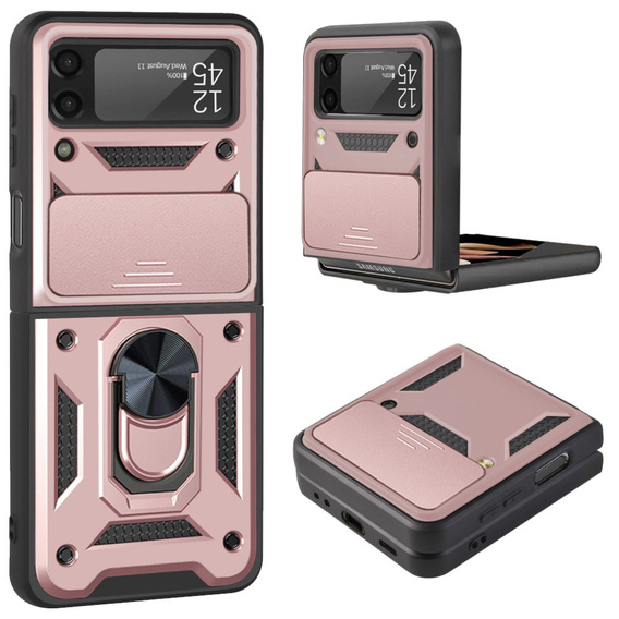 Case for Samsung Galaxy Z Flip 4 5G, CamShield Slide, pink