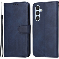 Flip case for Samsung Galaxy A34 5G, Leather Wallet, dark blue