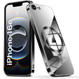 Case for iPhone 16E, Electro MagSafe, black + Screen Glass
