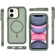 Case with frame for iPhone 11, for MagSafe, green