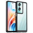 Case for Oppo A79 5G, Fusion Hybrid, transparent / black