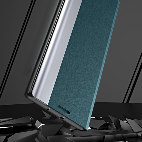 Flip case for Samsung Galaxy A33 5G, Side Magnetic, green