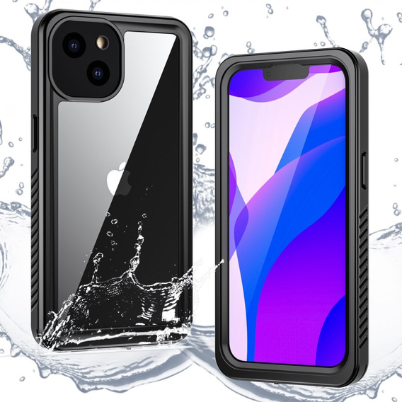 IP68 Waterproof Case for iPhone 13, black