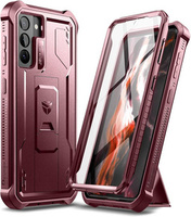Armored case for Samsung Galaxy S21, Dexnor Full Body, red