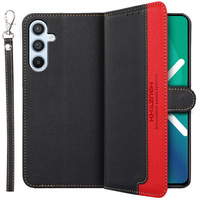 Flip case for Samsung Galaxy A54 5G, KHAZNEH RFID, Dual Color, black