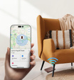 Magnetic wallet with location, NFC and cradle for iPhone 16 Pro