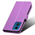 Flip case for Motorola Moto G24 / G24 Power / G04, Wallet Smart Magnet, purple