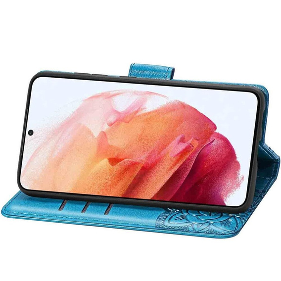 Flip case for Motorola Edge 50 Neo / Motorola ThinkPhone 25, Butterfly, blue