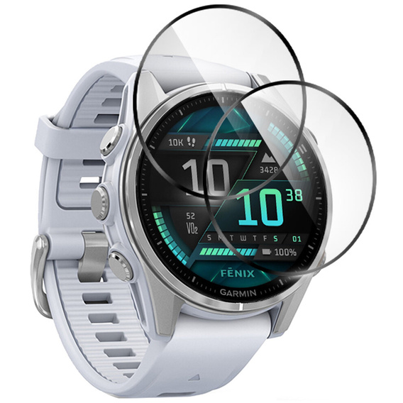 2x ERBORD Hybrid Glass for Garmin Fenix 8 43mm
