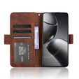 Flip case for Xiaomi 14T Pro, Card Slot, brown