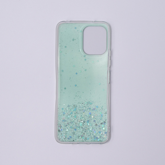 Case for Xiaomi Redmi 12, Glittery, green