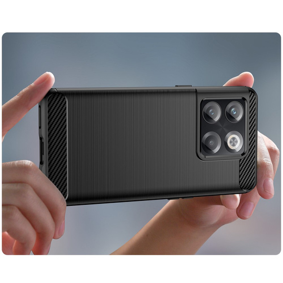 Case for OnePlus 10T 5G, Carbon, black