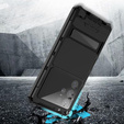 Case for Samsung Galaxy S22 Ultra, R-JUST, armoured, black