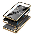 Case for Samsung Galaxy S23, Magnetic Dual Glass, gold