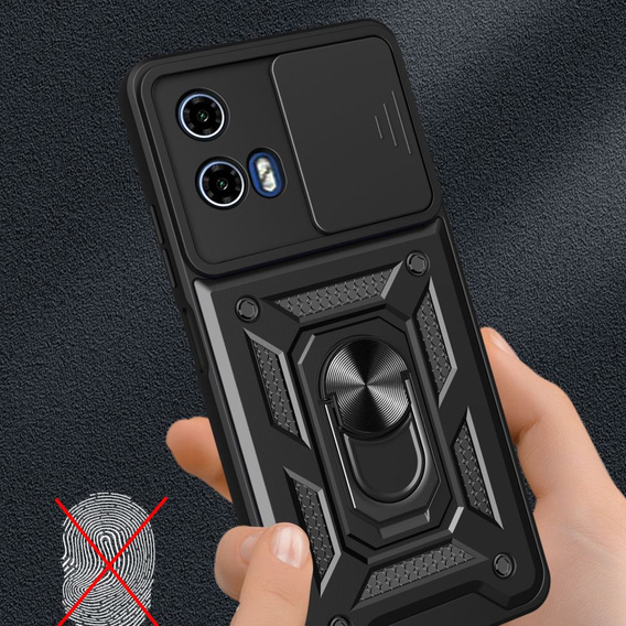 Case for Motorola Moto G24 / G24 Power / G04, CamShield Slide, black
